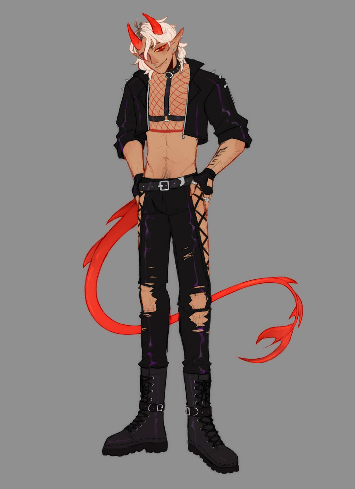 Fullbody Colored Lineart