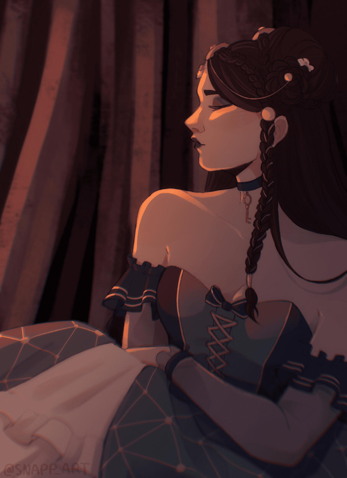 Halfbody Rendered + Simple Background