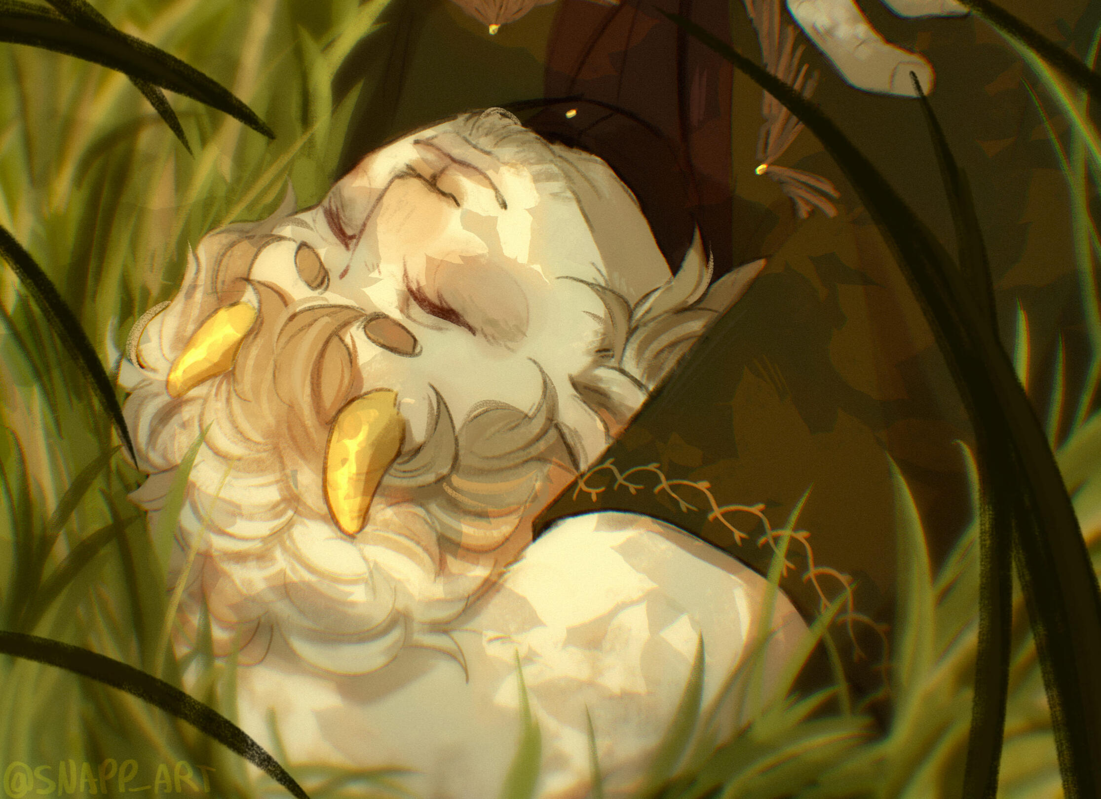 Halfbody Rendered + Complex Background